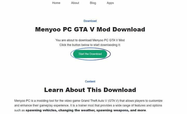 Install Menyoo PC Mod 1