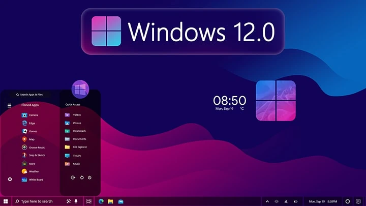 Windows 12 Rumored Interface - Fileion.Com