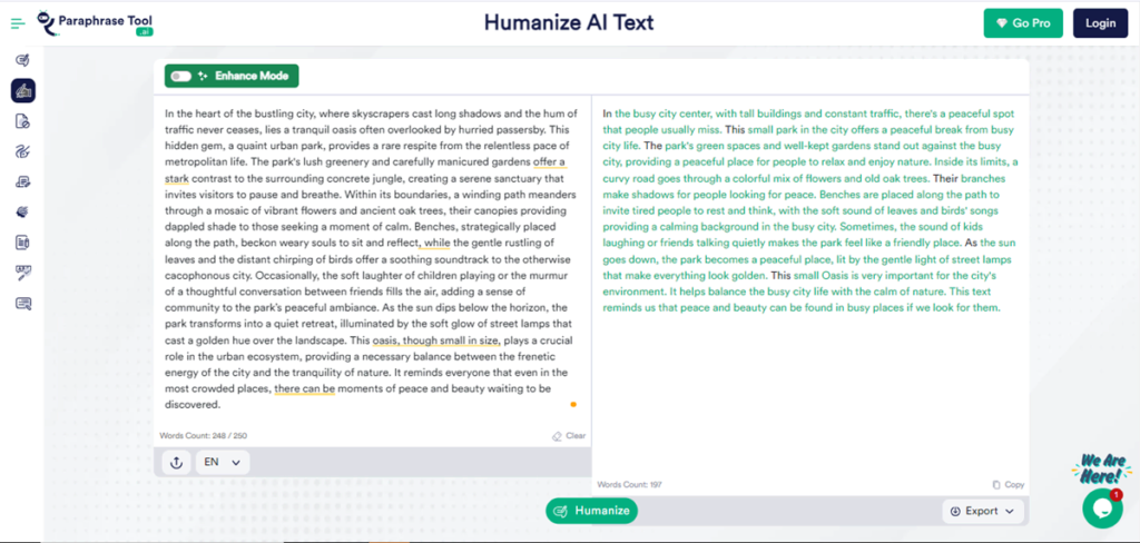 Paraphrasetool.ai - Humanize your AI written test