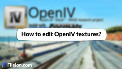 How to edit OpenIV textures? - Fileion