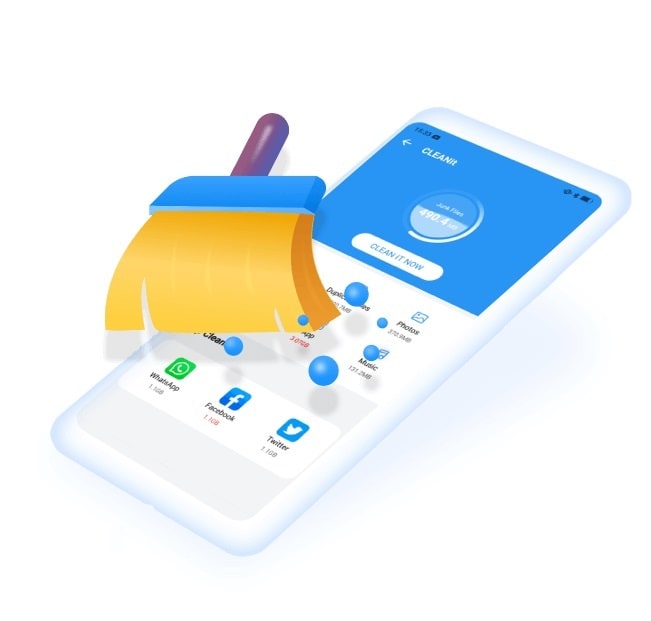 One-click professional junk files cleaner
