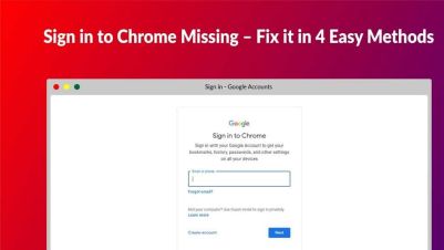 Sign in to Chrome Missing - Fileion
