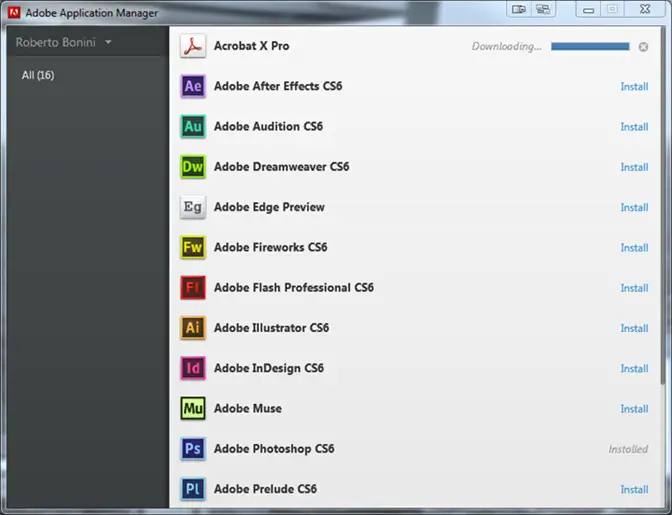 adobe acrobat pro application manager download