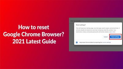 Reset Google Chrome Browser - Fileion