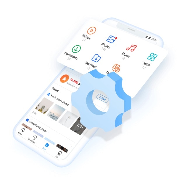 Manage your videos, music and other files in one place