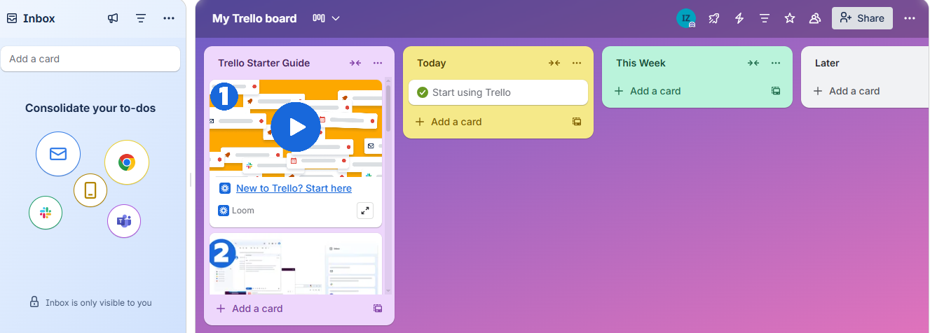 trello- project management tool