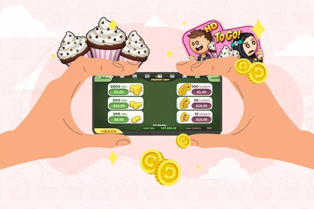 Earning money in Papa's Cupcakeria