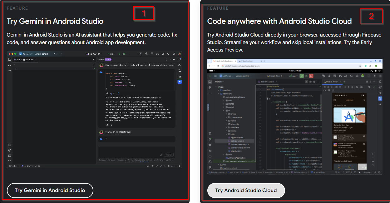 Android Studio New Features