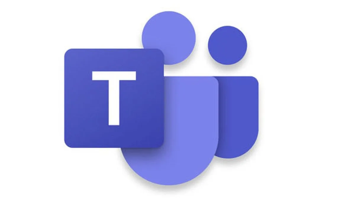 Background wirh MS Teams official app logo