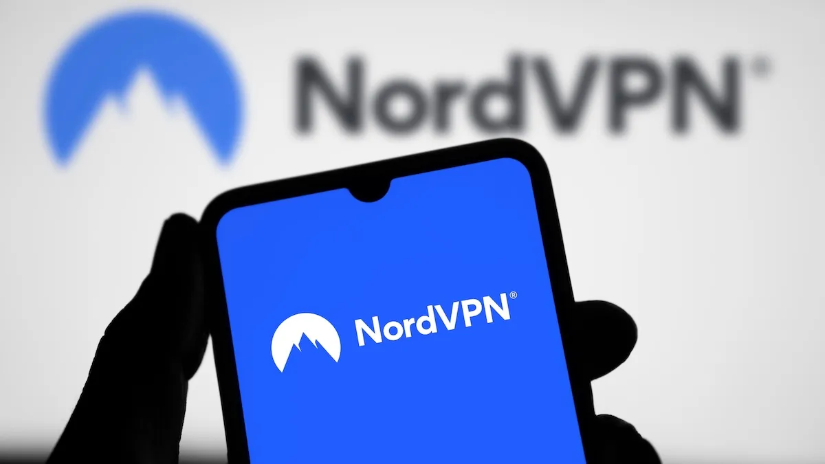 NordVPN dashboard displaying encrypted VPN connection and worldwide server network