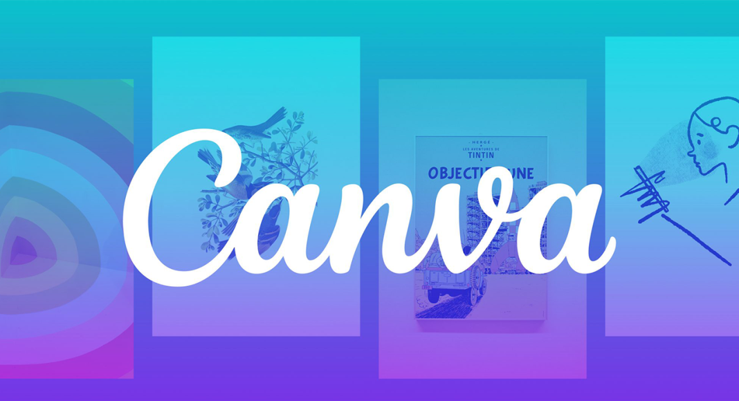 Canva Logo with remix background