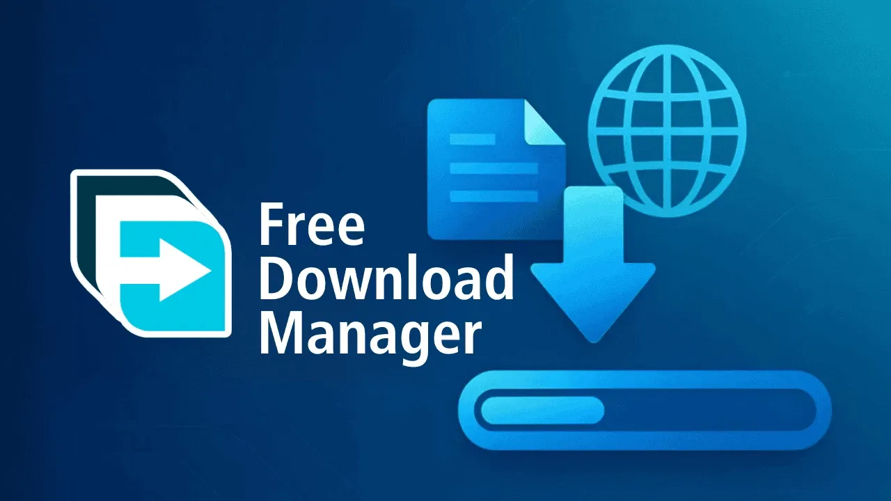 Free Download Manager downloading multiple files with built-in torrent support