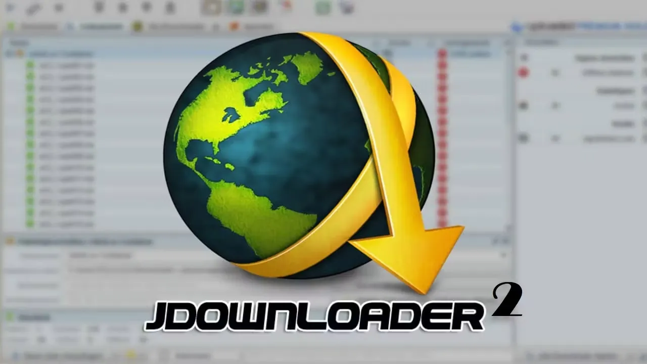 Official JDownloader 2 logo and banner introducing the download manager