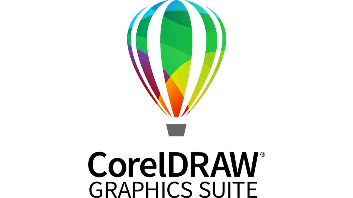 Official CorelDRAW logo and brand banner introducing CorelDRAW graphic design software