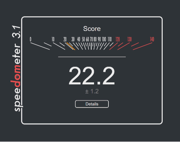 Chrome for Windows Speedometer Test